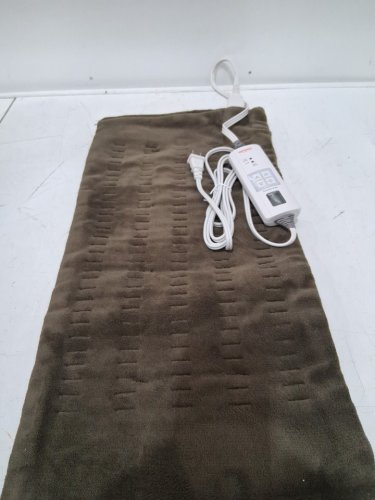 SUNBEAM XPRESSHEAT 6-SETTING PLUSH HEATING PAD - KING SIZE (12" X 24") - BROWN (MODEL: 2013-760-CNR) image 3