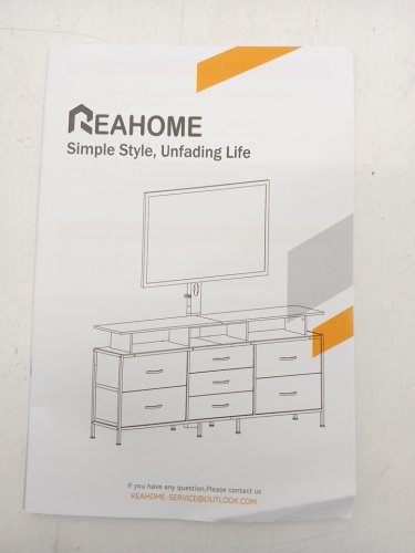 GUNAITO TV Stand with Adjustable Mount - for TV up to 75" - 63" x 26.9" x 11.4" - White (Model: HD049WH-SL-12) image 8