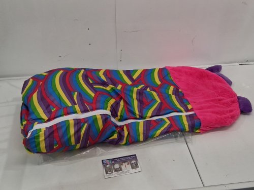 kids Happy Nappers sleeping bag - Medium, 54", washable - Pink Unicorn (model: m28049) image 3