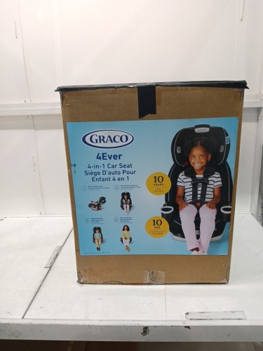 GRACO 4EVER 4-IN-1 CONVERTIBLE FROM INFANT TO TODDLER CAR SEAT with WASHABLE SEAT COVER - 4-120lb capacity - DREW STYLE /navy blue (MODEL: 2168323) image 2