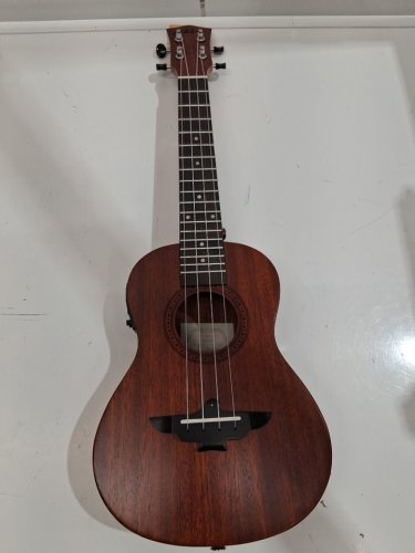 AKLOT SOLID KOA CONCERT UKELELE AND GIG BAG WITH HUMIDIFIER, TUNER, PICKS, STRAP - MAHOGANY/BROWN (MODEL:AKC-B1) image 3