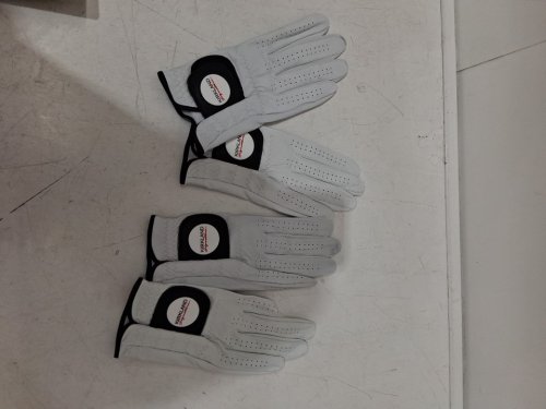 4PK Kirkland Signature Premium Cabretta Leather Golf Gloves - Left Hand - small - White (Model: 1819560) image 3