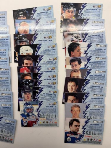 40 COMPLETE SET 1996 PINNACLE MCDONALDS NHL ICE BREAKERS CARD SET image 3