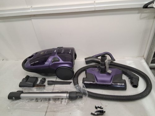 KENMORE series 600 PET FRIENDLY POP-N-GO LIGHTWEIGHT BAGGED CANISTER VACUUM, HEPA FILTER, TELESCOPING WAND & CLEANING TOOLS - PURPLE/BLACK (MODEL: 81615/125.81615910) image 3