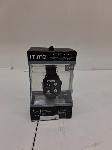 ITIME  bluetooth smartwatch - ios/android compatible - black image 2