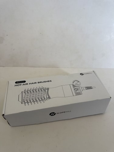 SLOPEHILL MINI HOT-AIR HAIR BRUSH - BLACK AND ROSE GOLD - (MODEL:CS-1012) image 2