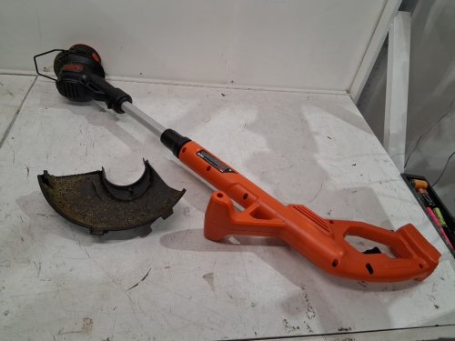 *tool only* BLACK+DECKER STRING TRIMMER/EDGER - 10" - BLACK/ORANGE (MODEL: LST201-ca) image 4