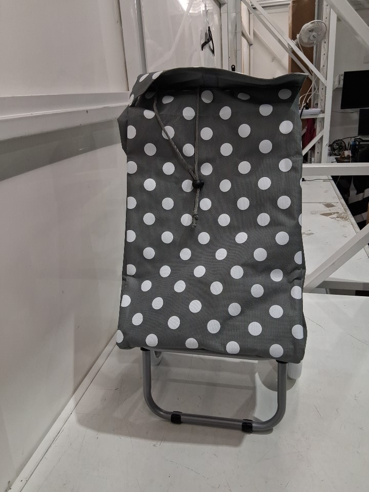 BIOS Living Foldable Lightweight, Wheeled Shopping Trolley - Holds Up to 27LB - 37" - grey/Dotted (model: ‎LF533) image 4