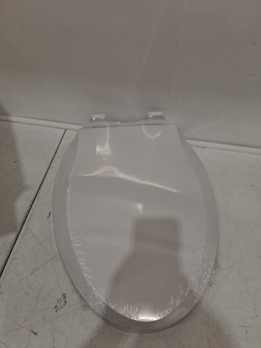 GARVEE ELONGATED TOILET SEAT WITH BUILT-IN TODDLER SEAT - 19" - ELONGATED - WHITE (MODEL: PHO_0VP6OQUI) image 3