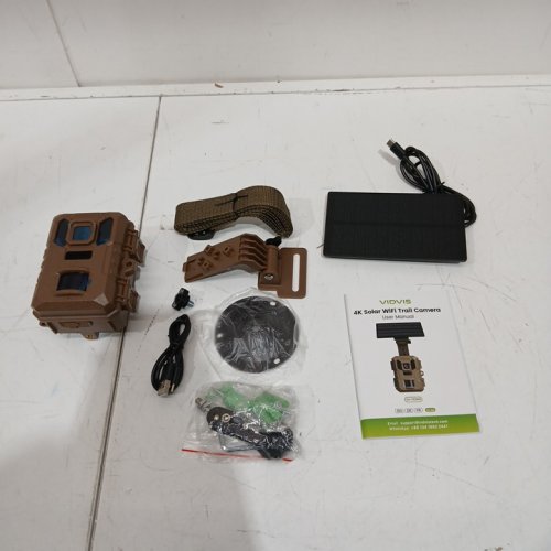 vidvis WiFi Trail Camera with solar and night vision - 4k - brown - (model:sv-tcnw) image 3