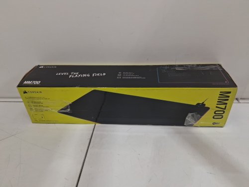 CORSAIR Extended 3XL Cloth Gaming Mouse Pad / Desk Mat - 48 x 24" - BLACK - (MODEL:  MM700 RGB) image 2