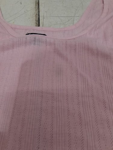 3pc Women's Splendid Pajama Set with pants, tank and cardigan - SMALL - pink (style: 1991798) image 3