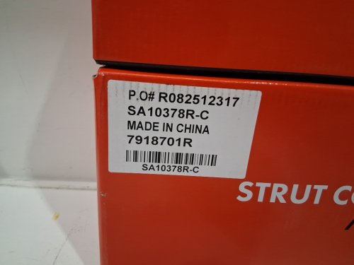 2pk a premium strut coil spring assembly - for select makes and models - (model:R082512317 | sa10378l-c\ R082512317 | sa10378r-c) image 4