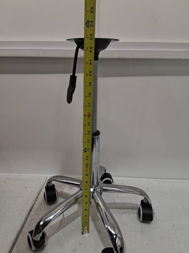 SWIVEL CHAIR Hight adjustable BASE REPLACEMENT - chrome/black image 4