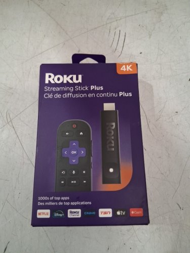 roku streaming stick plus 2025 - 4k and hdr roku streaming device for tv with voice remote (model:3830x/3830ca) image 2