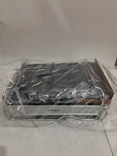 4pc polder advantage aluminum dish rack - 20.6" × 14" × 6.9" - GREY/BLUE (model: 1966478/KTH-6350CN) image 3