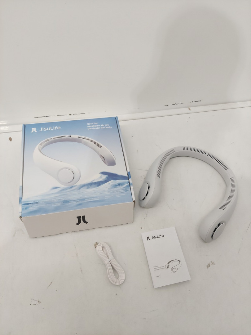 Jisulife LIFE4 5-Speed portable neck fan - OSFM - White (model: fa14-s) image 2