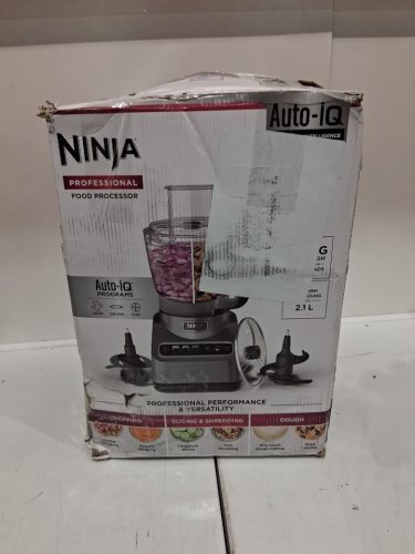 NINJA PROFESSIONAL 2.1-LITRE FOOD PROCESSOR - SILVER/BLACK - (BN600C) image 2
