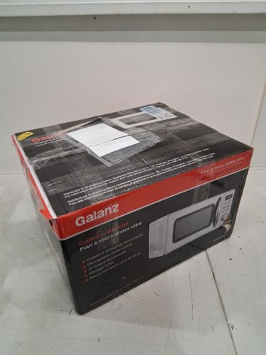 GALANZ RETRO STYLE COUNTERTOP MICROWAVE OVEN - 0.7CU.FT. - WHITE (MODEL: GLCMKZ07WER07) image 2
