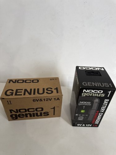 NOCO GENIUS1 1A FULLY-AUTOMATIC SMART CHARGER - 6V/12V BATTERY CHARGER, BATTERY MAINTAINER, & BATTERY DESULFATOR WITH TEMPERATURE COMPENSATION (MODEL: GENIUS1) image 2
