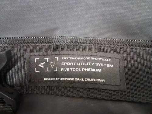 unisex easton five tool phenom baseball backpack - holds 4 bats and more - BLACK (Model: E00712043) image 3