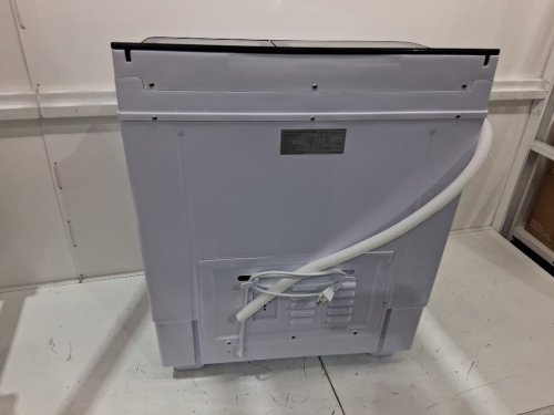 costway portable washing machine - 12lbs cap washer - 8lbs cap spin dryer - 280w - white/black (model: fp11069us-dk) image 4