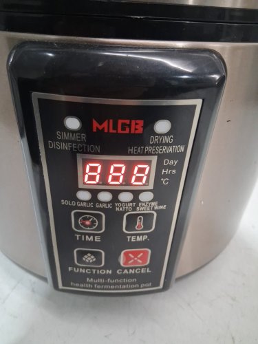 MLGB INTELLIGENT MULTI-FUNCTION FERMENTER MACHINE - 6l capacity - BLACK/BRUSHED GOLD - (MODEL: AZK186) image 6