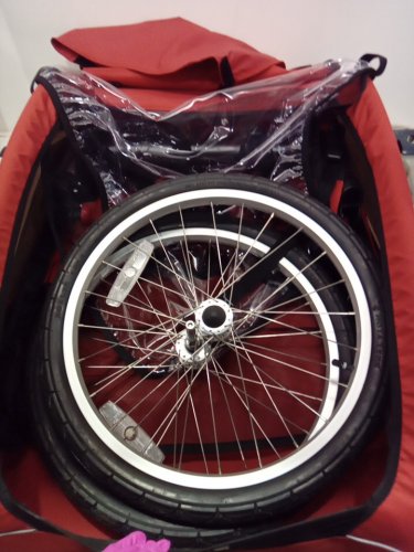 THULE Cadence 2 - Bike Trailer for 2 kids - 99lbs capacity - red (model:10101812) image 4