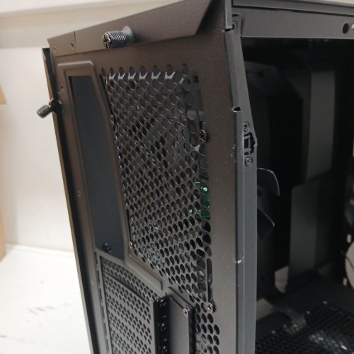 NZXT H5 FLOW Mid-Tower ATX PC Gaming Case with High-Airflow Mesh Front Panel, Tempered Glass Side Panel, Smart Cable Management System, USB-C and Supports Liquid Cooling Radiators - Black (mODEL:CC-H52FB-01) image 5