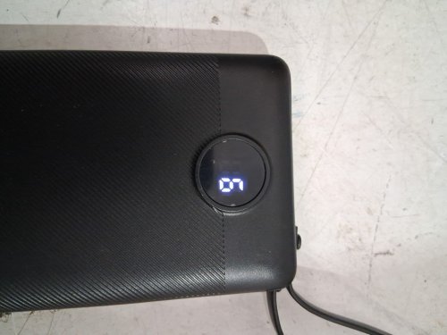 Vrurc 10000mah Ultra-Slim Portable Charger With Built-in Cables and LED Display - USB-C, Lightning, USB-A, and Micro USB - Black (Model: ‎T1116) image 3