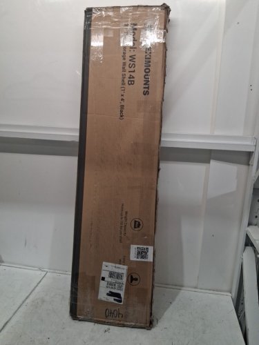Fleximounts Heavy Duty Adjustable 3-Tier Steel Wall Shelving - 600LBS CAP - 48" x 12" x 35.7" - Black (Model: WS14B) image 2