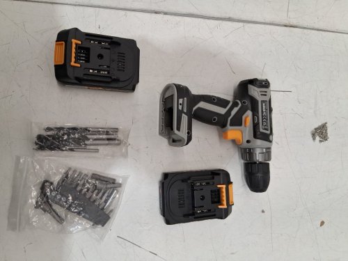 dekopro electric cordless power drill with bits - 20v - grey/black (model: dkcd20xl02g) image 4