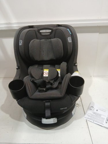 GRACO EASYTURN 360 2-IN-1 CONVERTIBLE CAR SEAT - CYRAN BLACK/GREY (MODEL: 2227897) image 3