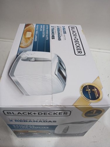 BLACK+DECKER Honeycomb Collection 2-Slice Toaster - white (model: TR1250WD) image 3