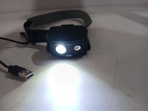 RGB RECHARGEABLE HEADLAMP - 350LM - BLACK (MODEL: CABR350) image 5