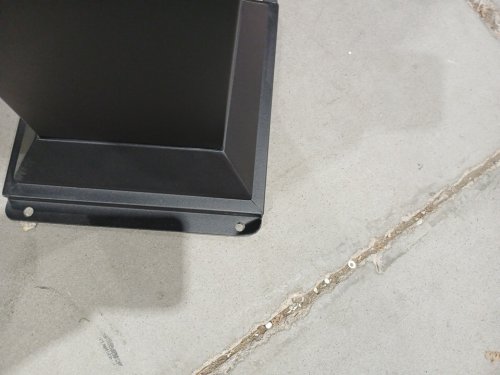 aiwfl outdoor vertical cigarette trash bin with removable inner bucket & lockable design - 47.24" x 10.43" x 9.05" - black (model: 06974351441093) image 5