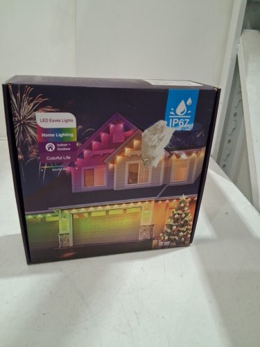 Kaiyuan Permanent Outdoor String LED Eaves Lights - 100ft - multicolor (model:hcp045) image 2