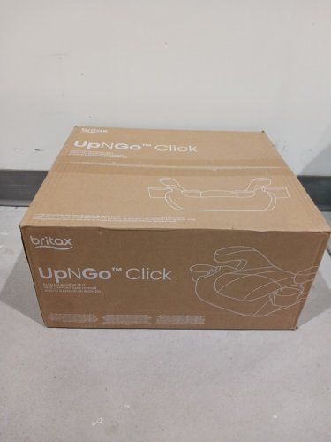 BRITAX UPNGO CLICK BACKLESS BOOSTER CAR SEAT WITH RIGID LUAS - 120LB - RAVEN BLACK (MODEL:E1D487A) image 2