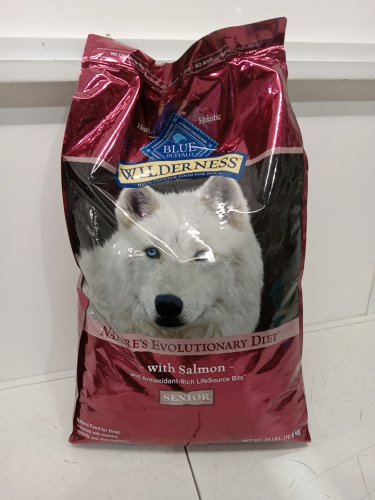 *EXPIRES SOON* Blue Buffalo Wilderness High Protein Senior Dry Dog Food - Salmon - 24LBS image 2