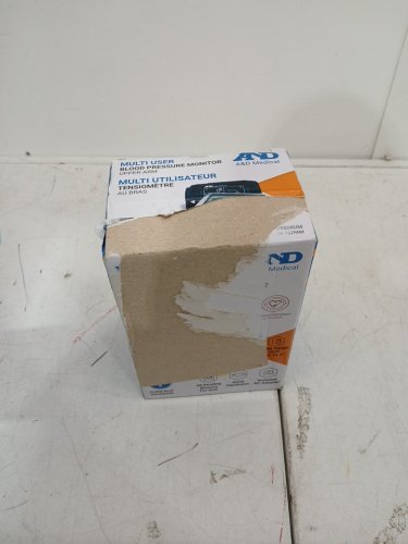 A&D MEDICAL LIFESOURCE BLOOD PRESSURE MONITOR - LARGE - blue/white - (model:ua-767fam) image 2