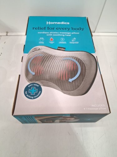 homedics CORDLESS SHIATSU MASSAGE PILLOW with soothing heat (MODEL: SP-115HJ) image 3