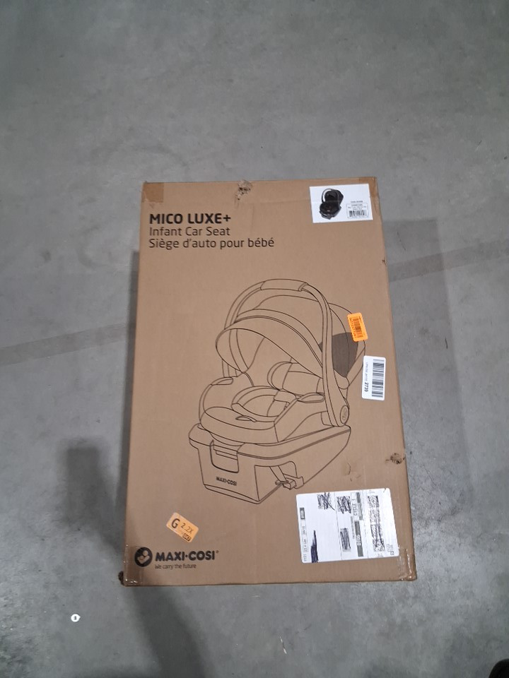 Maxi-Cosi Mico Luxe+ Infant Car Seat, Lightweight, Easy Install with MaxiLock - 30LB max - black (model: 22366cdbk) image 2