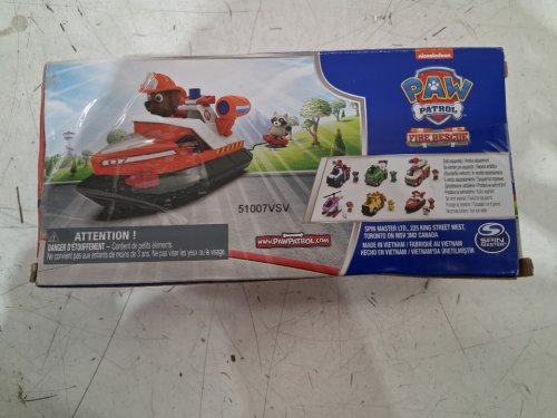 kids PAW Patrol Fire Rescue Zuma Rescue Fire Boat Toy Vehicle Set - 3Y+ - orange/black (model: 6072718) image 2