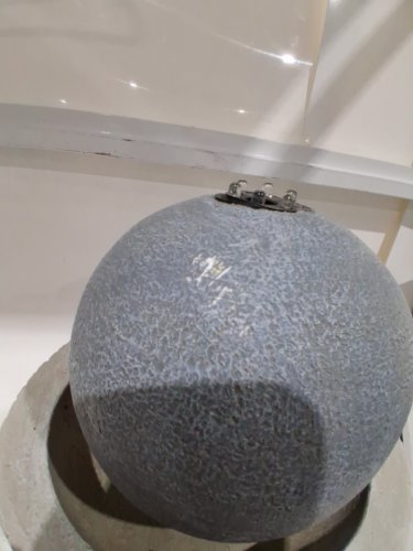 LuxenHöme Indoor/Outdoor Modern Cascading Water Fountain Waterfall with LED Lights - 11.8" x 11.2" x 28.7" - D Grey (Model: 00810129482102) image 6
