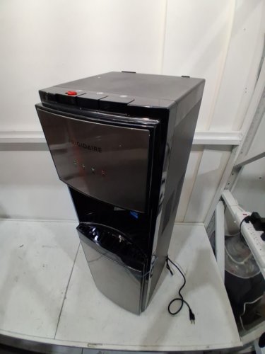 FRIGIDAIRE HOT AND COLD WATER DISPENSER - 5 GALLON - STAINLESS STEEL/BLACK (MODEL: EFWC505) image 3