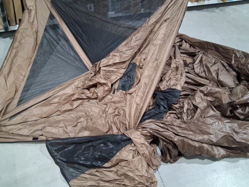 6-sided pop up screen gazebo tent - 12ft x 12ft x 7.2ft - brown (model: fy12x12brown-6) image 8