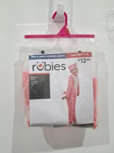 2PC KID'S RUBIES PIGGY COSTUME - SMALL (4-6) - PINK (STYLE: 1000364) image 2