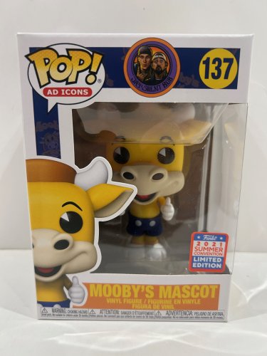 Funko pop! **2021 summer convention** ad icons: jay & silent bob - mooby’s mascot vinyl figure (#137) image 2