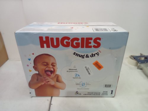 208PK HUGGIES DISNEY BABY SNUG AND DRY LEAK PROTECTION - SIZE 1 (8-14LBS) image 2