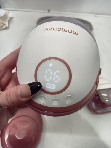 MOMCOZY MOBILE STYLE M6 HANDS-FREE SLIM DOUBLE BREAST PUMP - COZY RED (MODEL: BP311) image 7